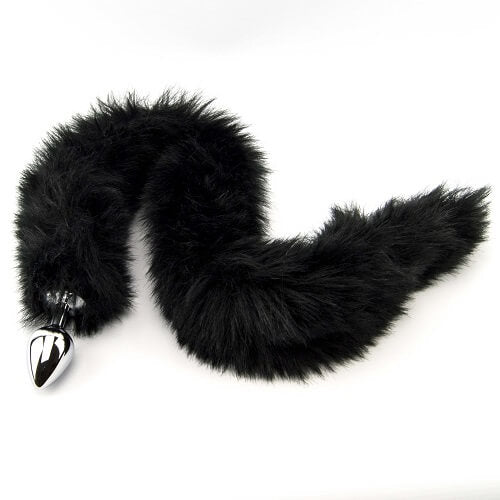 Vibrators, Sex Toy Kits and Sex Toys at Cloud9Adults - Furry Fantasy Black Panther Tail Butt Plug - Buy Sex Toys Online