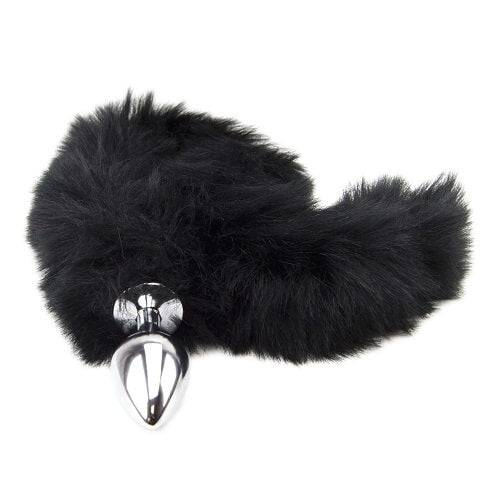 Vibrators, Sex Toy Kits and Sex Toys at Cloud9Adults - Furry Fantasy Black Panther Tail Butt Plug - Buy Sex Toys Online