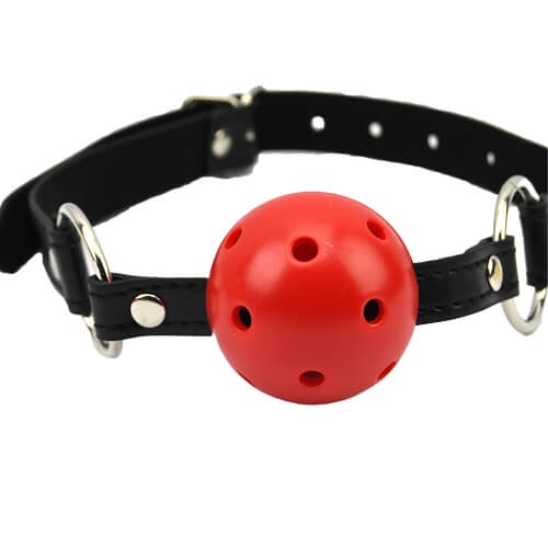 Vibrators, Sex Toy Kits and Sex Toys at Cloud9Adults - Bound to Please Breathable Ball Gag Red - Buy Sex Toys Online