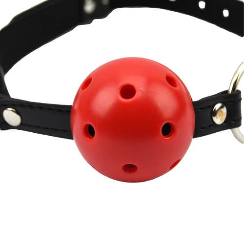 Vibrators, Sex Toy Kits and Sex Toys at Cloud9Adults - Bound to Please Breathable Ball Gag Red - Buy Sex Toys Online