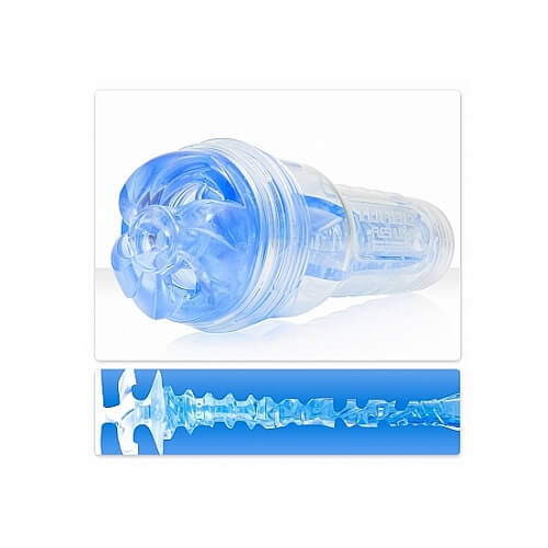 Vibrators, Sex Toy Kits and Sex Toys at Cloud9Adults - Fleshlight Turbo Thrust Blue Ice Male Masturbator - Buy Sex Toys Online