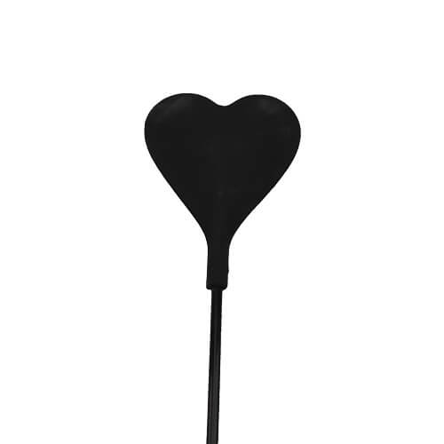 Vibrators, Sex Toy Kits and Sex Toys at Cloud9Adults - Bound to Please Silicone Heart Shaped Crop with Feather Tickler - Buy Sex Toys Online