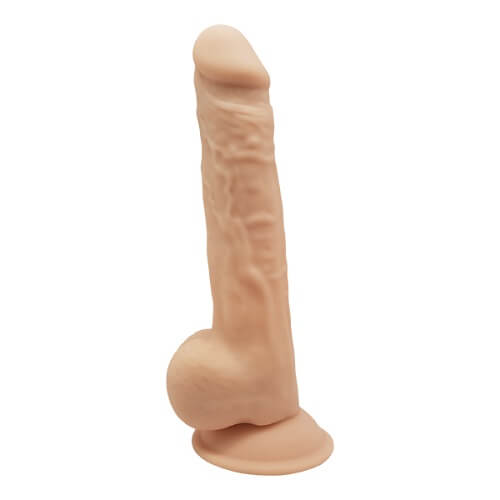 Vibrators, Sex Toy Kits and Sex Toys at Cloud9Adults - SilexD 9.5 inch Realistic Silicone Dual Density Dildo with Suction Cup with Balls - Buy Sex Toys Online