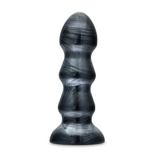 Vibrators, Sex Toy Kits and Sex Toys at Cloud9Adults - Jet Black Jack Large Ribbed Butt Plug 7 inches - Buy Sex Toys Online