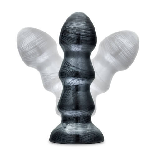 Vibrators, Sex Toy Kits and Sex Toys at Cloud9Adults - Jet Black Jack Large Ribbed Butt Plug 7 inches - Buy Sex Toys Online