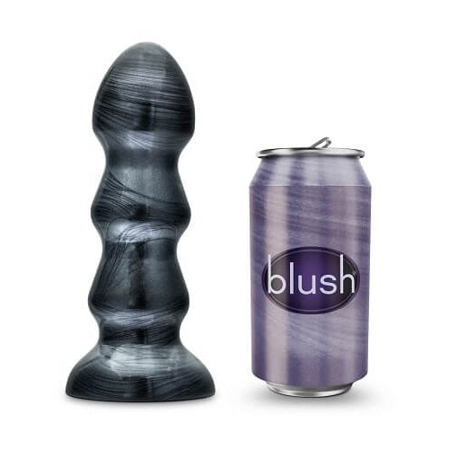 Vibrators, Sex Toy Kits and Sex Toys at Cloud9Adults - Jet Black Jack Large Ribbed Butt Plug 7 inches - Buy Sex Toys Online