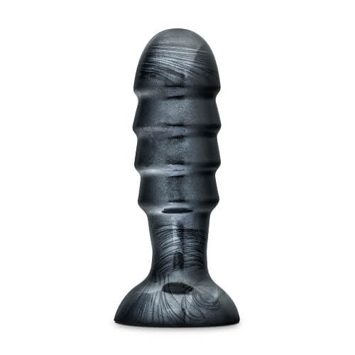 Vibrators, Sex Toy Kits and Sex Toys at Cloud9Adults - Jet Bruiser Large Ridged Butt Plug 7.5 Inches - Buy Sex Toys Online