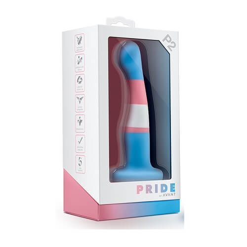 Vibrators, Sex Toy Kits and Sex Toys at Cloud9Adults - Avant Pride True Blue Silicone Dildo - Buy Sex Toys Online