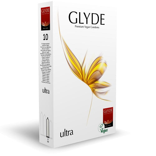 Vibrators, Sex Toy Kits and Sex Toys at Cloud9Adults - Glyde Ultra Vegan Condoms 10 Pack - Buy Sex Toys Online
