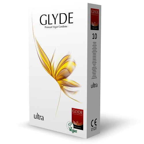 Vibrators, Sex Toy Kits and Sex Toys at Cloud9Adults - Glyde Ultra Vegan Condoms 10 Pack - Buy Sex Toys Online