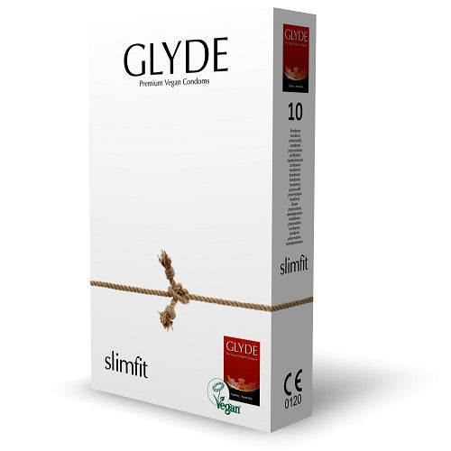 Vibrators, Sex Toy Kits and Sex Toys at Cloud9Adults - Glyde Ultra Slimfit Vegan Condoms 10 Pack - Buy Sex Toys Online