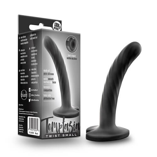 Vibrators, Sex Toy Kits and Sex Toys at Cloud9Adults - Twist Silicone Dildo with Suction Cup Small - Buy Sex Toys Online