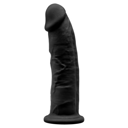 Vibrators, Sex Toy Kits and Sex Toys at Cloud9Adults - SilexD 9 inch Realistic Girthy Silicone Dual Density Dildo with Suction Cup Black - Buy Sex Toys Online
