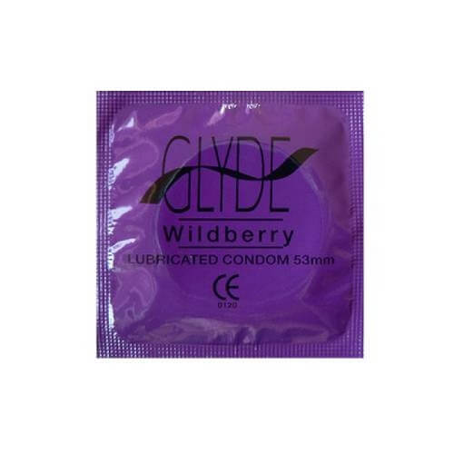 Vibrators, Sex Toy Kits and Sex Toys at Cloud9Adults - Glyde Ultra Wildberry Flavour Vegan Condoms 100 Bulk Pack - Buy Sex Toys Online