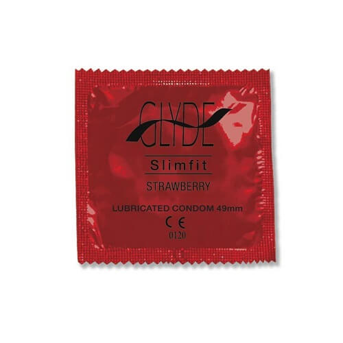 Vibrators, Sex Toy Kits and Sex Toys at Cloud9Adults - Glyde Ultra Slimfit Strawberry Flavour Vegan Condoms 100 Bulk Pack - Buy Sex Toys Online