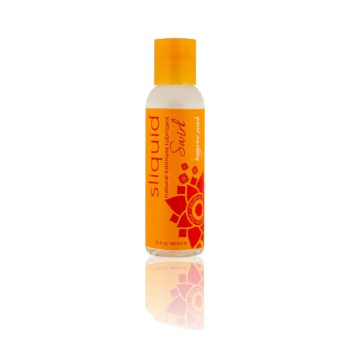 Vibrators, Sex Toy Kits and Sex Toys at Cloud9Adults - Sliquid Naturals Swirl Flavoured Lubricants-Tangerine Peach 59ml - Buy Sex Toys Online