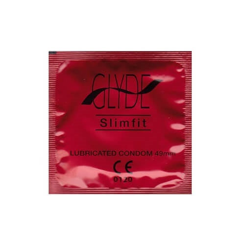 Vibrators, Sex Toy Kits and Sex Toys at Cloud9Adults - Glyde Ultra Slimfit Red Flavour Vegan Condoms 100 Bulk Pack - Buy Sex Toys Online