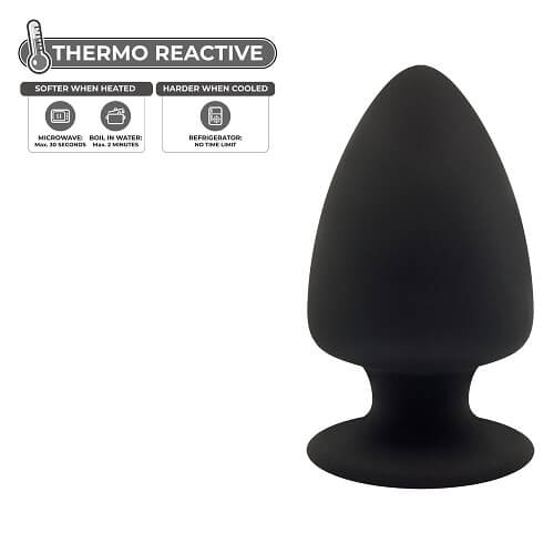 Vibrators, Sex Toy Kits and Sex Toys at Cloud9Adults - SilexD Dual Density Medium Silicone Butt Plug 4.5 inches - Buy Sex Toys Online
