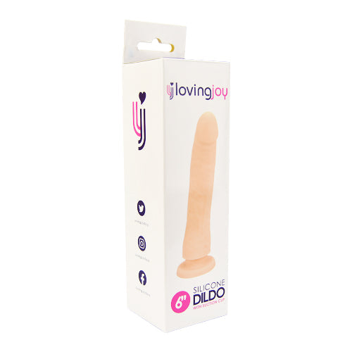 Vibrators, Sex Toy Kits and Sex Toys at Cloud9Adults - Loving Joy Realistic Silicone 6 Inch Strap-On Dildo - Buy Sex Toys Online