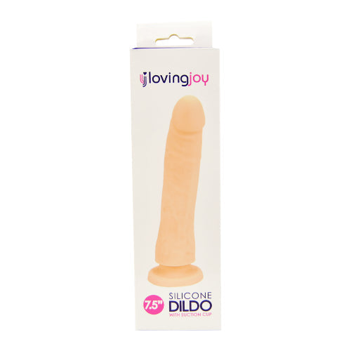 Vibrators, Sex Toy Kits and Sex Toys at Cloud9Adults - Loving Joy Realistic Silicone 7.5 Inch Strap-On Dildo - Buy Sex Toys Online