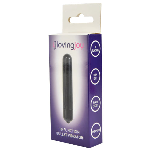 Vibrators, Sex Toy Kits and Sex Toys at Cloud9Adults - Loving Joy 10 Function Obsidian Bullet Vibrator - Buy Sex Toys Online