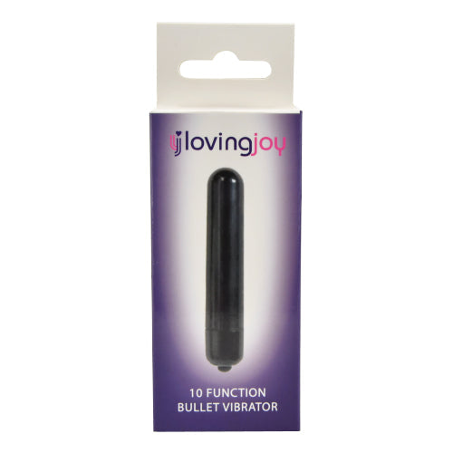 Vibrators, Sex Toy Kits and Sex Toys at Cloud9Adults - Loving Joy 10 Function Obsidian Bullet Vibrator - Buy Sex Toys Online