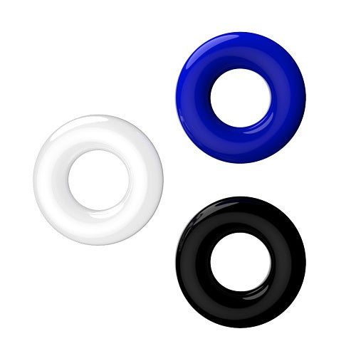 Vibrators, Sex Toy Kits and Sex Toys at Cloud9Adults - JoyRings Doughnut Cock Rings (3 Pack) - Buy Sex Toys Online