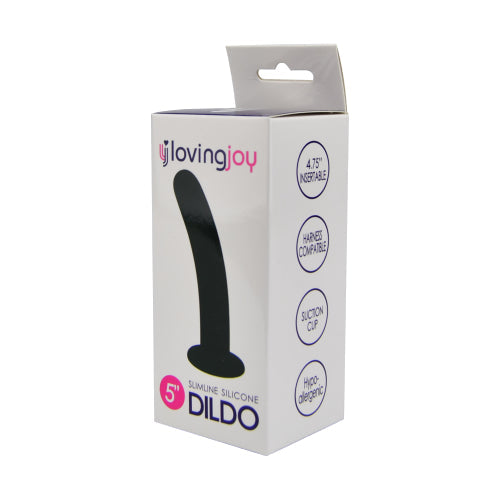 Vibrators, Sex Toy Kits and Sex Toys at Cloud9Adults - Loving Joy Slimline Silicone Dildo 5 Inch - Buy Sex Toys Online