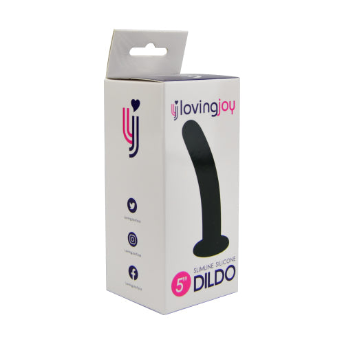 Vibrators, Sex Toy Kits and Sex Toys at Cloud9Adults - Loving Joy Slimline Silicone Dildo 5 Inch - Buy Sex Toys Online