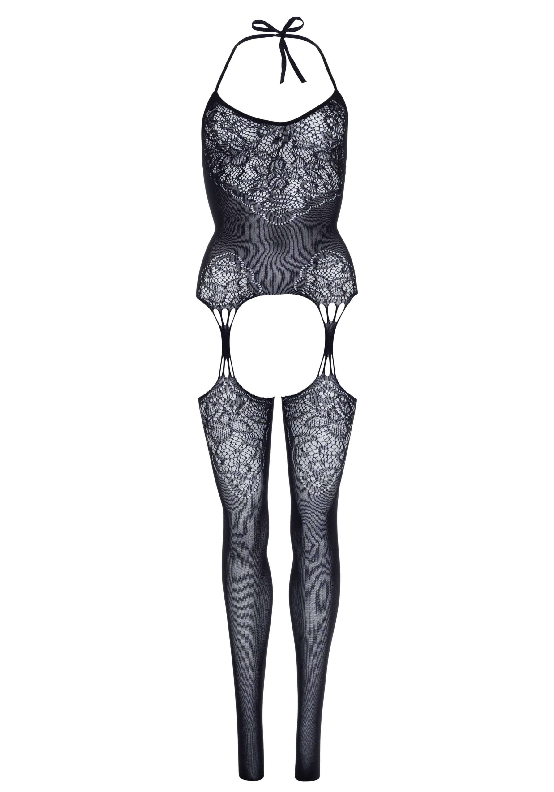 Vibrators, Sex Toy Kits and Sex Toys at Cloud9Adults - Leg Avenue Lace Suspender Bodystocking One Size - Buy Sex Toys Online