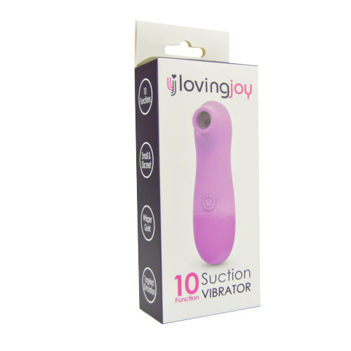 Vibrators, Sex Toy Kits and Sex Toys at Cloud9Adults - Loving Joy 10 Function Clitoral Suction Vibrator Pink - Buy Sex Toys Online