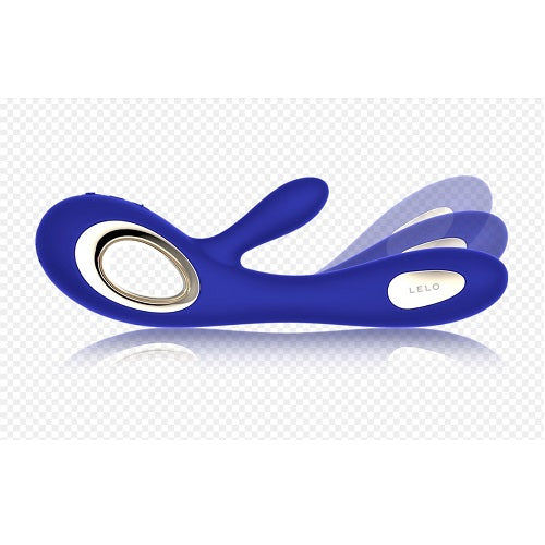 Vibrators, Sex Toy Kits and Sex Toys at Cloud9Adults - Lelo Soraya Wave Dual Action Vibrator Midnight Blue - Buy Sex Toys Online