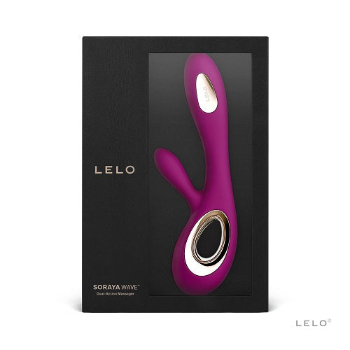 Vibrators, Sex Toy Kits and Sex Toys at Cloud9Adults - Lelo Soraya Wave Dual Action Vibrator Deep Rose - Buy Sex Toys Online