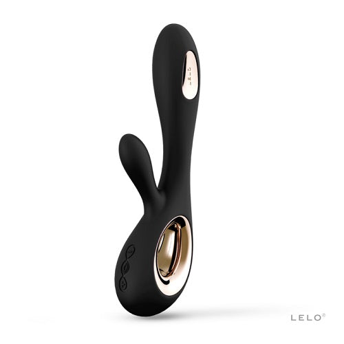 Vibrators, Sex Toy Kits and Sex Toys at Cloud9Adults - Lelo Soraya Wave Dual Action Vibrator Black - Buy Sex Toys Online