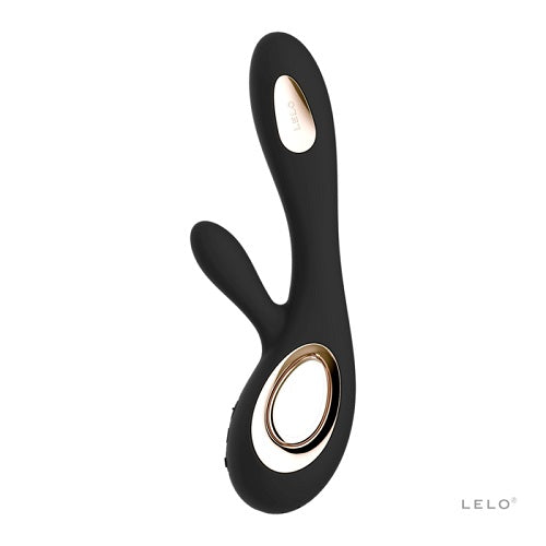 Vibrators, Sex Toy Kits and Sex Toys at Cloud9Adults - Lelo Soraya Wave Dual Action Vibrator Black - Buy Sex Toys Online