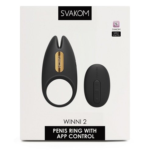 Vibrators, Sex Toy Kits and Sex Toys at Cloud9Adults - Svakom Winni 2 Remote Controlled Couples Cock Ring - Buy Sex Toys Online