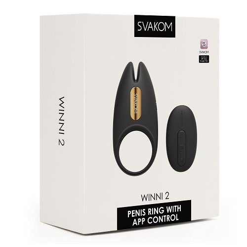 Vibrators, Sex Toy Kits and Sex Toys at Cloud9Adults - Svakom Winni 2 Remote Controlled Couples Cock Ring - Buy Sex Toys Online