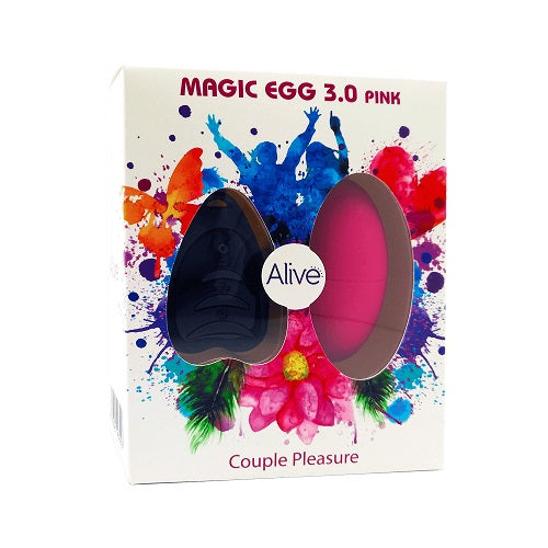 Vibrators, Sex Toy Kits and Sex Toys at Cloud9Adults - Alive 10 Function Remote Controlled Magic Egg 3.0 Pink - Buy Sex Toys Online