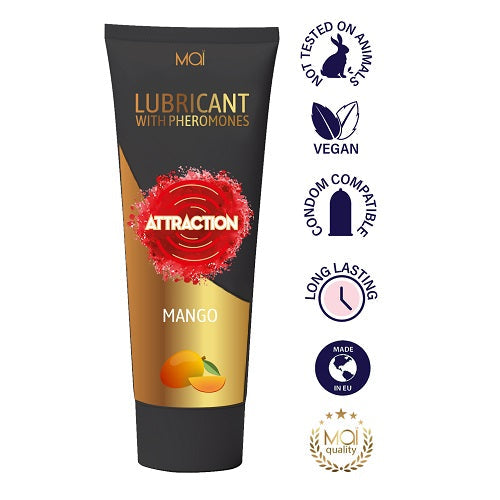 Vibrators, Sex Toy Kits and Sex Toys at Cloud9Adults - Mai Attraction Lubricant with Pheromones Mango 100ml - Buy Sex Toys Online