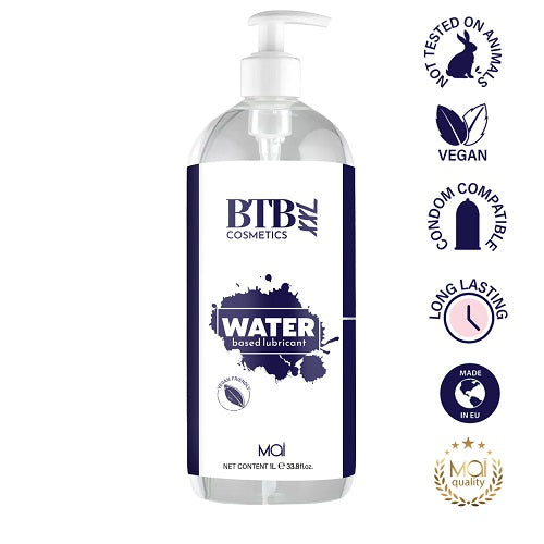 Vibrators, Sex Toy Kits and Sex Toys at Cloud9Adults - BTB Water Based Lubricant 1000ml - Buy Sex Toys Online