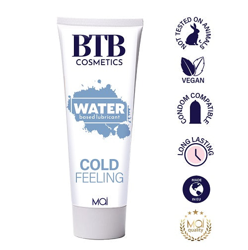 Vibrators, Sex Toy Kits and Sex Toys at Cloud9Adults - BTB Water Based Cool Feeling Lubricant 100ml - Buy Sex Toys Online