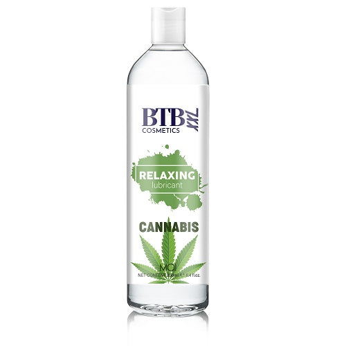 Vibrators, Sex Toy Kits and Sex Toys at Cloud9Adults - BTB Water Based Cannabis Lubricant 250ml - Buy Sex Toys Online