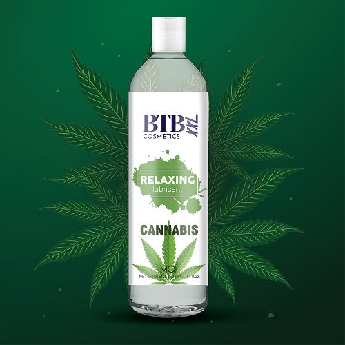 Vibrators, Sex Toy Kits and Sex Toys at Cloud9Adults - BTB Water Based Cannabis Lubricant 250ml - Buy Sex Toys Online