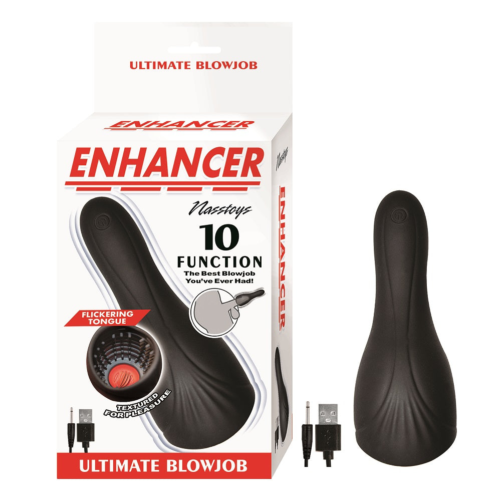 Vibrators, Sex Toy Kits and Sex Toys at Cloud9Adults - Enhancer Ultimate Blow Job Masturbator with Flicking Tongue - Buy Sex Toys Online
