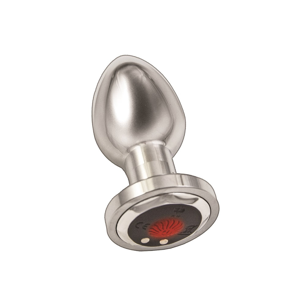 Vibrators, Sex Toy Kits and Sex Toys at Cloud9Adults - Ass-Sation Remote Controlled Vibrating Metal Butt Plug Silver - Buy Sex Toys Online