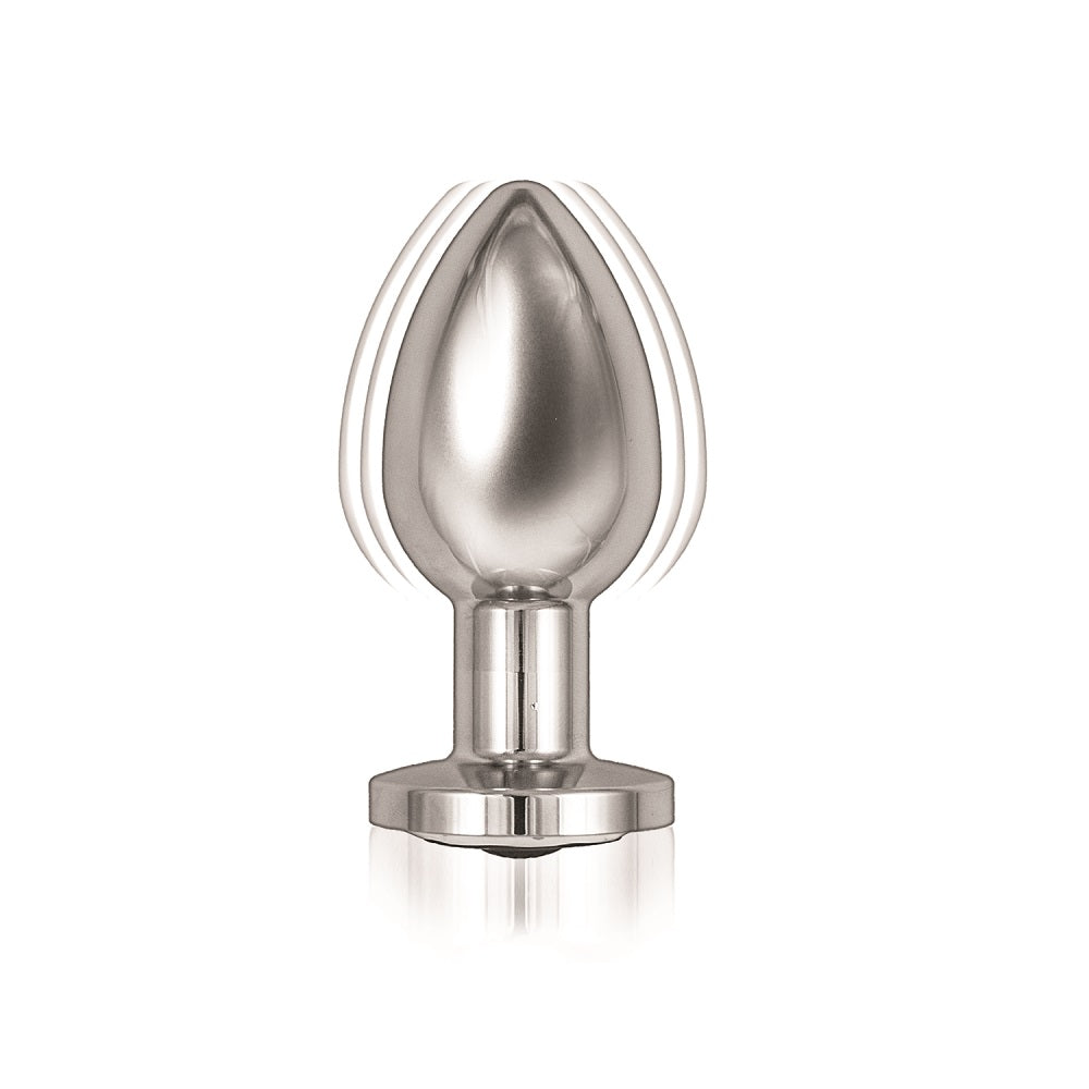 Vibrators, Sex Toy Kits and Sex Toys at Cloud9Adults - Ass-Sation Remote Controlled Vibrating Metal Butt Plug Silver - Buy Sex Toys Online