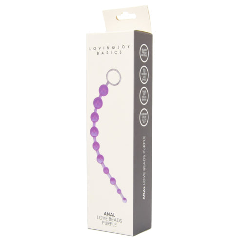Vibrators, Sex Toy Kits and Sex Toys at Cloud9Adults - Loving Joy Anal Love Beads Purple - Buy Sex Toys Online
