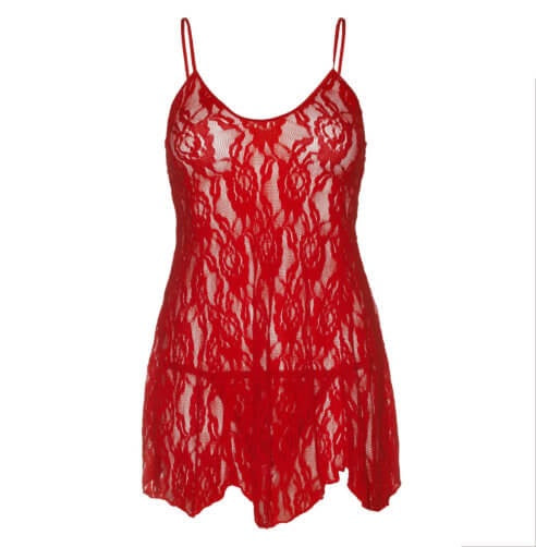 Vibrators, Sex Toy Kits and Sex Toys at Cloud9Adults - Leg Avenue Rose Lace Flair Chemise - Buy Sex Toys Online