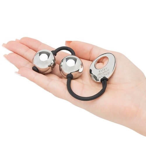 Vibrators, Sex Toy Kits and Sex Toys at Cloud9Adults - Fifty Shades of Grey Inner Goddess Silver Pleasure Balls - Buy Sex Toys Online