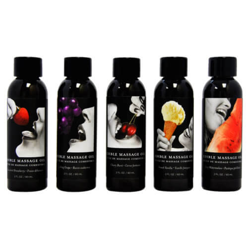 Vibrators, Sex Toy Kits and Sex Toys at Cloud9Adults - Earthly Body Edible Massage Oil 2oz - Buy Sex Toys Online
